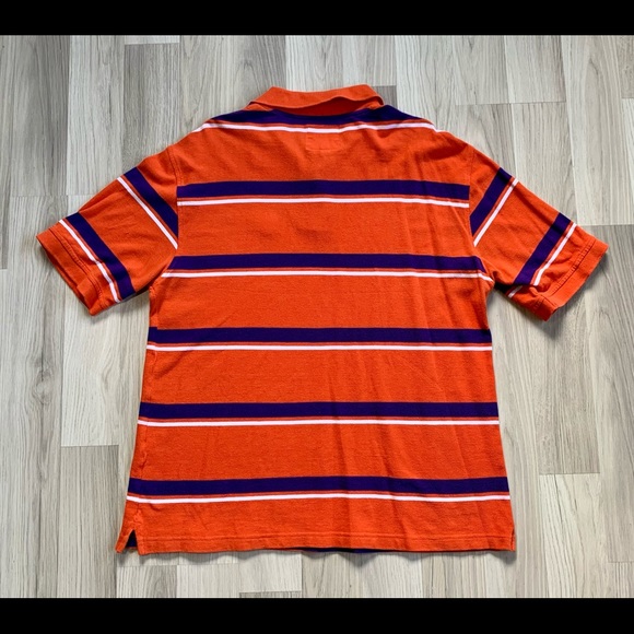 Clemson Tigers NCAA Press Box Striped Polo shirt - Picture 4 of 8